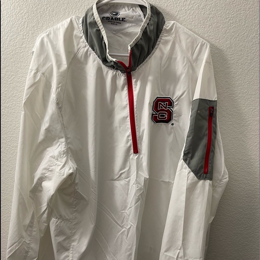 Mens NC State Nylon Pullover